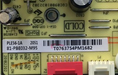 KIT DE TARJETAS PARA TV TCL / MAIN 08-MST1418-MA200AA / 40-MS14FA-MAA2HG / 08-MST1418-MA300AA / FUENTE 81-PBE032-M95 / PLE56 REV1.6 / CQC09001032302 / MODELO 32S327 - Imagen 2